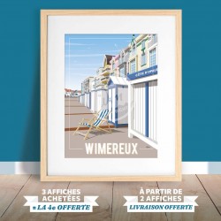 Affiche Wimereux - "La Digue"