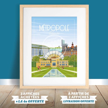 Nord - "La Métropole Lilloise Poster