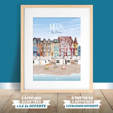 Mers-les-Bains - "Détente" Poster