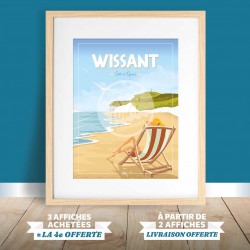 Wissant - "Détente à Wissant" Poster