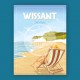 Affiche Wissant - "Détente à Wissant"
