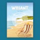 Wissant - "Détente à Wissant" Poster