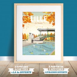 Affiche Lille - "Le Pont Napoléon"