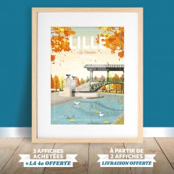 Affiche Lille - "Le Pont Napoléon"