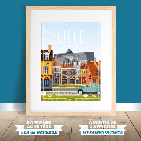 Lille - "Mon Vieux Lille" Poster