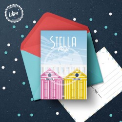 Carte Postale Stella-Plage / 10x15cm