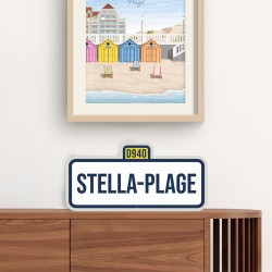 Panneau "Stella-Plage" / 42x20cm