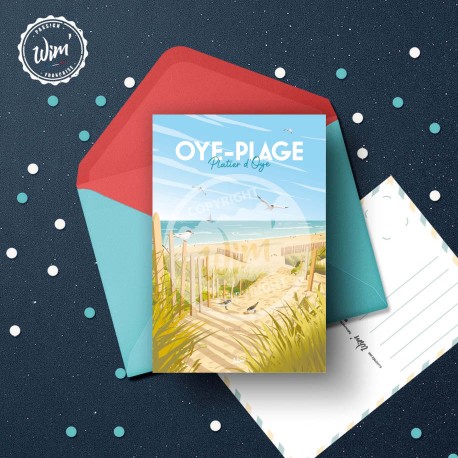 Oye-Plage - Platier d'Oye Postcard  / 10x15cm