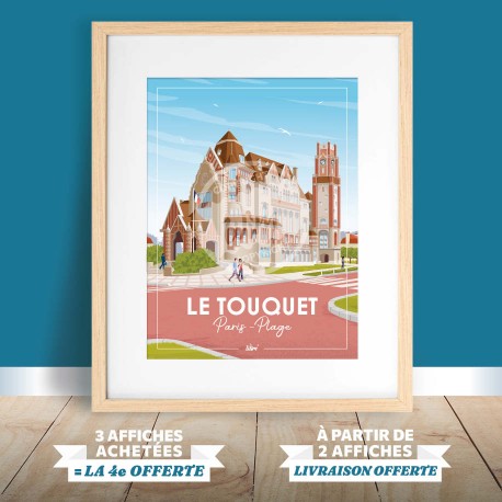 Le Touquet - L'Hôtel de Ville Poster