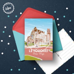Carte Postale Le Touquet - "L'Hôtel de Ville"  /  10x15cm