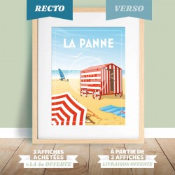 La Panne / De panne - Recto/Verso Poster