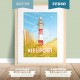 Affiche Nieuwpoort / Nieuport - "Le Phare" Recto/Verso