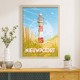 Affiche Nieuwpoort /Nieuport - "Le phare" / 50x70cm