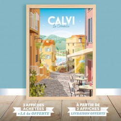 Affiche Calvi - "La Citadelle" 50x70cm