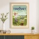 Affiche Le Touquet - "Golf du Touquet" / 50x70cm