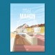 Affiche Fort-Mahon-Plage / 50x70cm