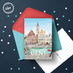 Gent Postcard  / 10x15cm