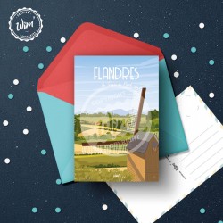 Nord - "Les Flandres" Postcard  / 10x15cm