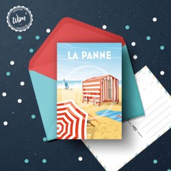 La Panne Postcard  / 10x15cm