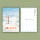 Montagnes - "Les Alpes" Postcard  / 10x15cm