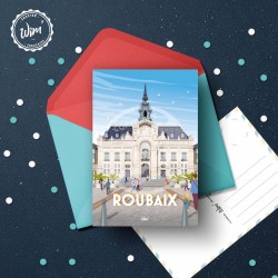 Roubaix Postcard  / 10x15cm
