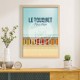 Le Touquet - "Cabines" Poster / 50x70cm