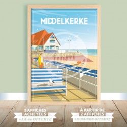 Affiche Middelkerke / 50x70cm