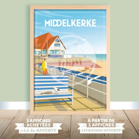 Middelkerke / 50x70cm Poster