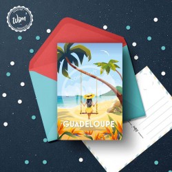 Guadeloupe Postcard  / 10x15cm