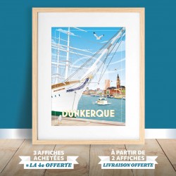 Affiche Dunkerque - "Duchesse Anne"