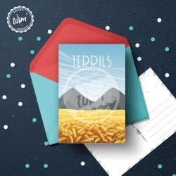 Les Terrils Postcard  / 10x15cm