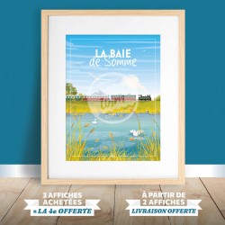 Affiche Baie de Somme - "Détente en Baie de Somme"