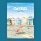 Affiche Cayeux-sur-Mer - "Détente à Cayeux"