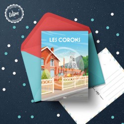 Bassin Minier - "Les corons" Postcard  / 10x15cm