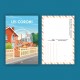 Carte Postale Bassin Minier - "Les corons"  /  10x15cm