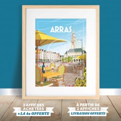 Affiche Arras - "Place des Héros"