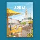 Affiche Arras - "Place des Héros"