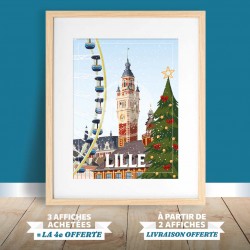 Affiche Lille - "Noël à Lille"