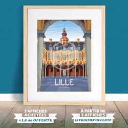 Lille - "Vieille Bourse" Poster