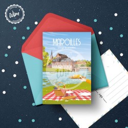 Maroilles Postcard  / 10x15cm