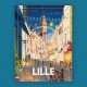 Lille "Balade Vieux-Lille" Poster / 50x70cm