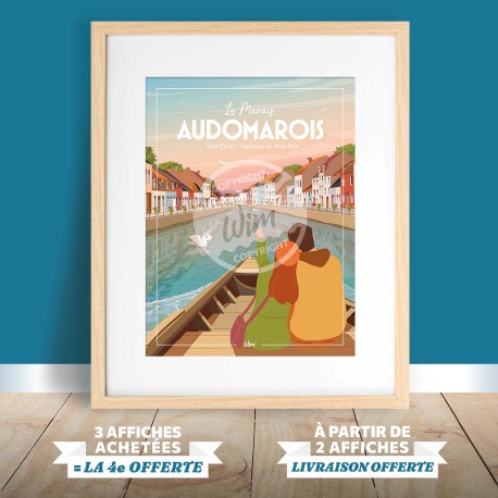 Saint-Omer - "Faubourg du Haut-Pont" Poster