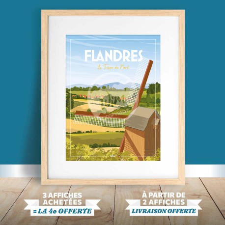 Affiche Flandres - "Le trésor du Nord"