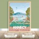 Affiche Annecy - "Le Pont des Amours"