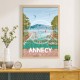 Affiche Annecy - "Le Pont des Amours"