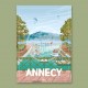 Affiche Annecy - "Le Pont des Amours"