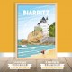 Affiche Biarritz