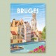 Affiche Brugge/Bruges - Recto/Verso