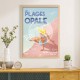 Affiche Côte d'Opale - "Les Plages"