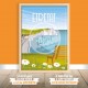 Étretat - "Vue sur Etretat" Poster